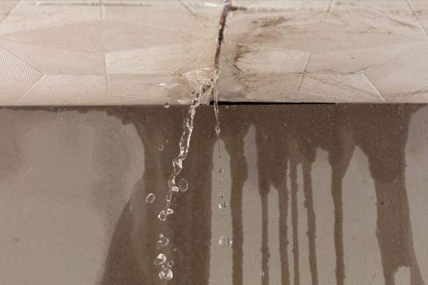 Professional Water Extraction technician working in Russells Point, OH